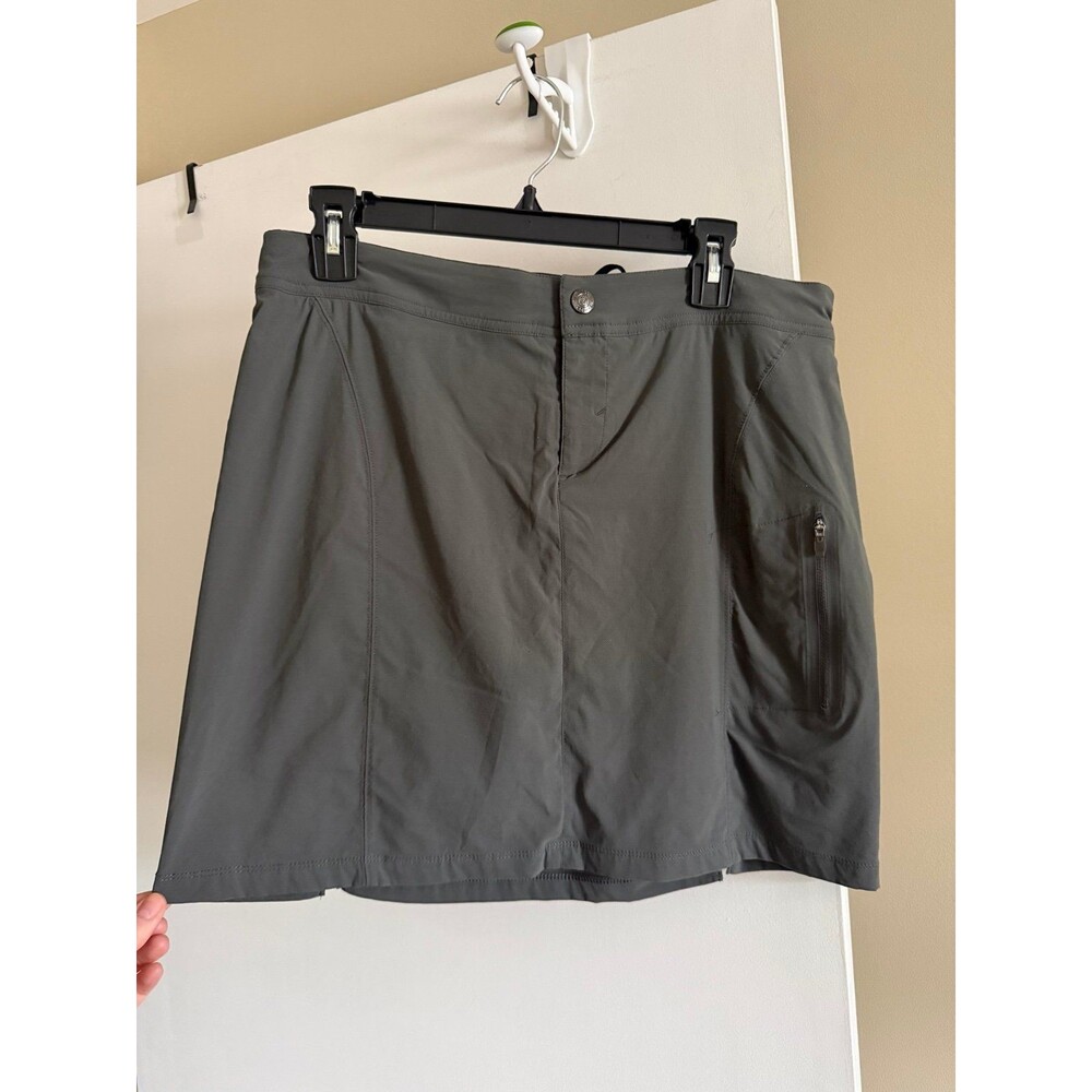 Columbia Just Right Skort Womens 12 Gray Omni-Shield Hiking Golf Outdoor